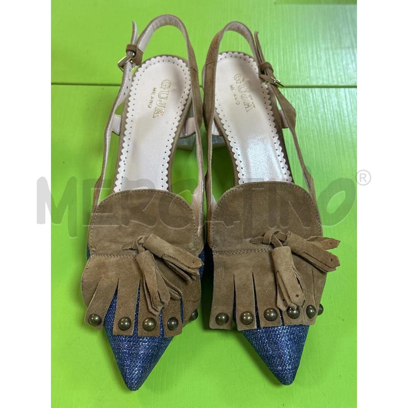 SCARPE DONNA GUJA TACCO PUNTA BLU JEANS E MARR | Mercatino dell'Usato Ciampino 1
