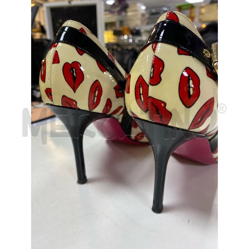 SCARPE DONNA LUCIANO PADOVANI BIANCHE ROSSE E NERE BOCCHE | Mercatino dell'Usato Ciampino 4