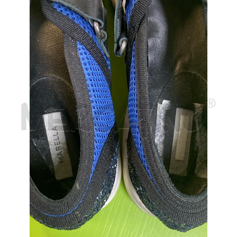 SCARPE DONNA MARELLA BLU BRILL BIANCHE  | Mercatino dell'Usato Ciampino 5