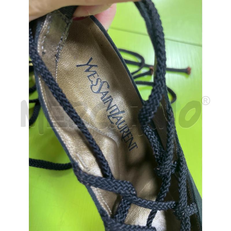 SCARPE DONNA NERE YVES SAINT LAURENT | Mercatino dell'Usato Ciampino 2