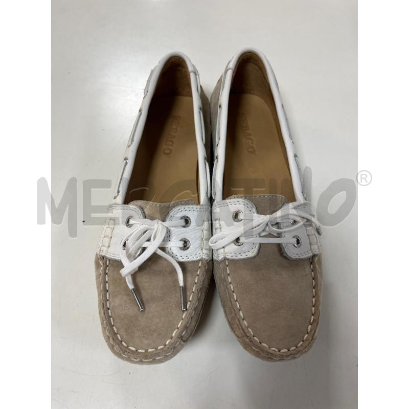 SCARPE DONNA SEBAGO BEIGE E BIANCHE  | Mercatino dell'Usato Ciampino 1