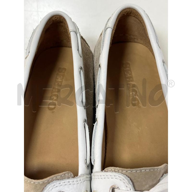 SCARPE DONNA SEBAGO BEIGE E BIANCHE  | Mercatino dell'Usato Ciampino 2