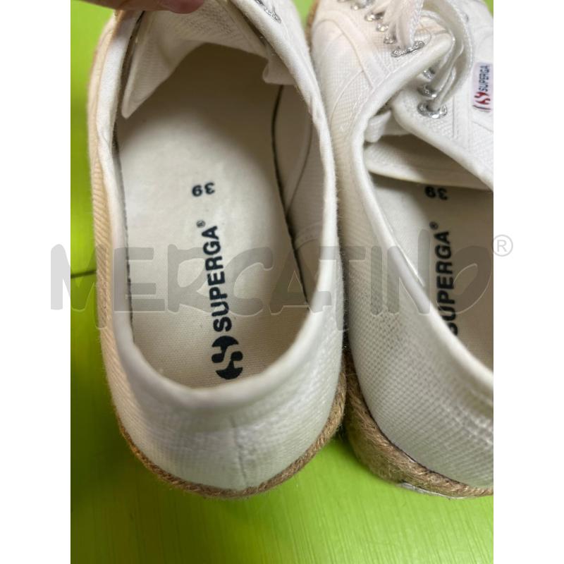 SCARPE DONNA SUPERGA BIANCHE PARA ALTA PAGLIA | Mercatino dell'Usato Ciampino 4
