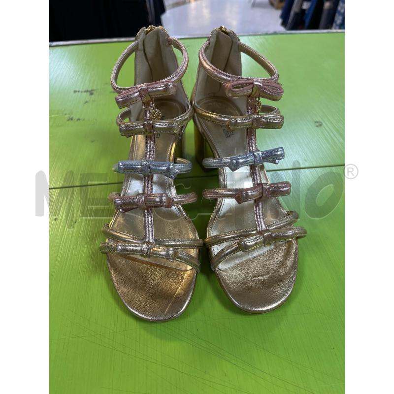 SCARPE DONNA TACCHI MICHAEL KORS DORATI FIOCCHETTI ARG ROSA | Mercatino dell'Usato Ciampino 1