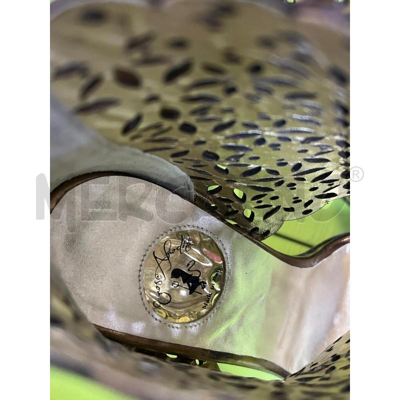 SCARPE DONNA TACCO EROS E AFRODITE BRONZO TACCO BRILL | Mercatino dell'Usato Ciampino 4