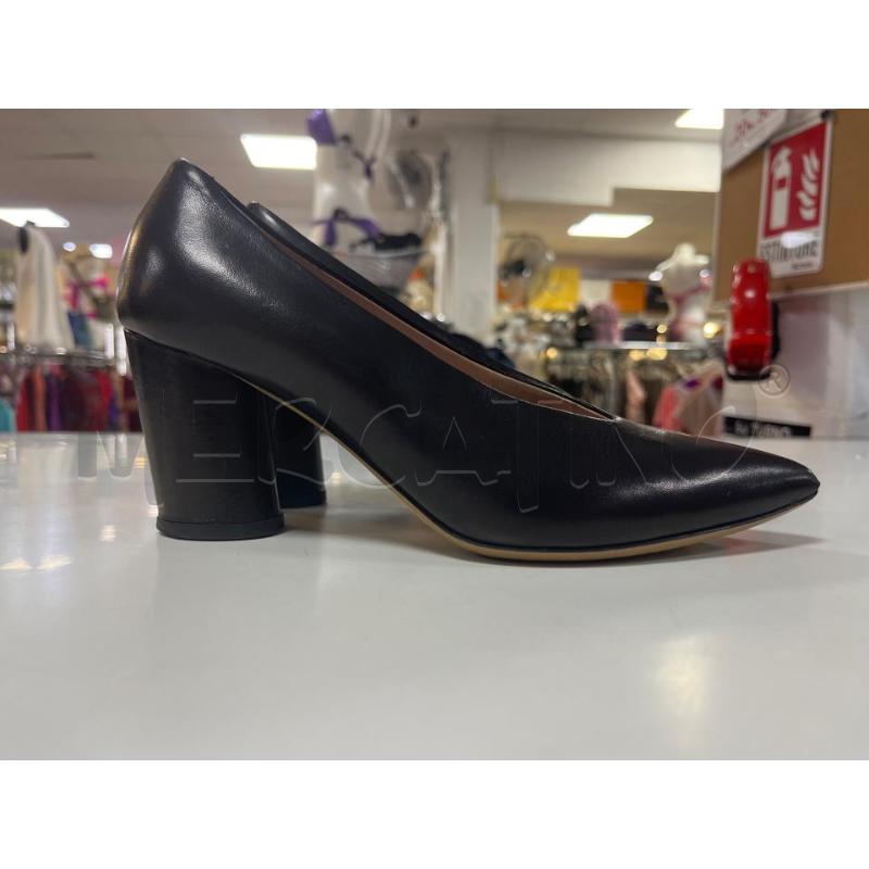 SCARPE DONNA TACCO PELLE NERE VITTORIO VIRGILI | Mercatino dell'Usato Ciampino 2
