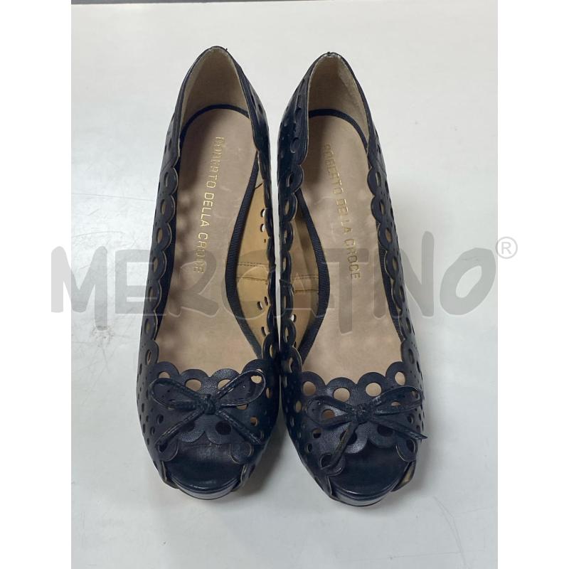 SCARPE DONNA TACCO TRAF NERE ROBERTO DELLA CROCE | Mercatino dell'Usato Ciampino 1
