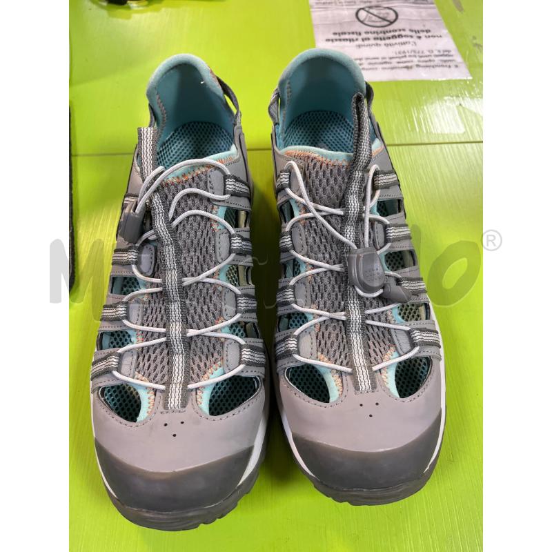 SCARPE DONNA TREKK. APERTE COLUMBIA GRIGIE INT CELESTE  | Mercatino dell'Usato Ciampino 1