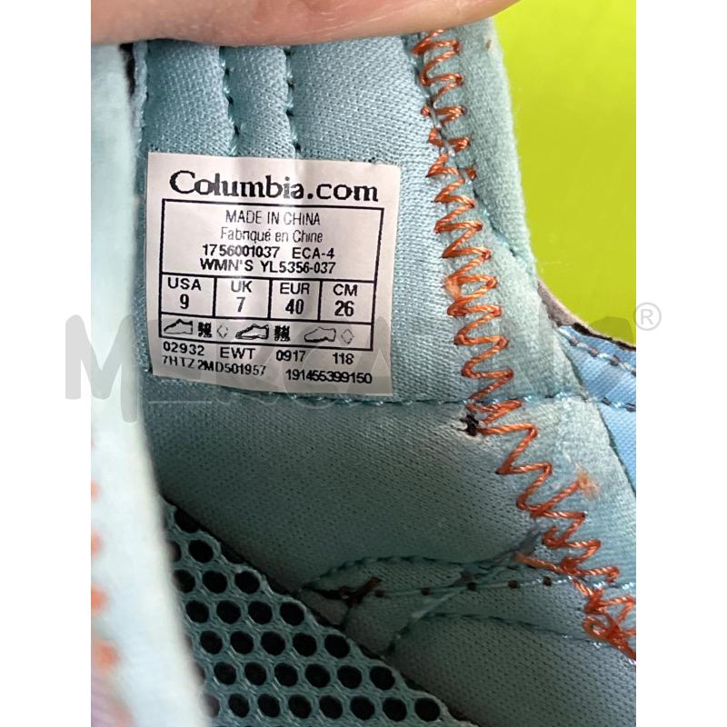 SCARPE DONNA TREKK. APERTE COLUMBIA GRIGIE INT CELESTE  | Mercatino dell'Usato Ciampino 5