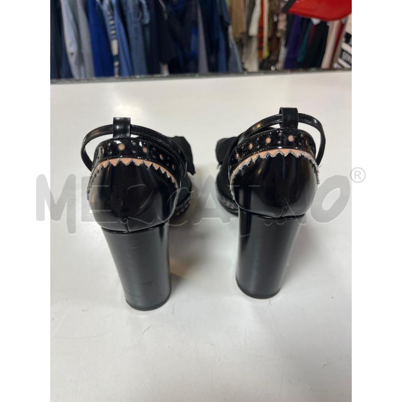 SCARPE DONNA TWINSET NERE TACCO FIOCCO  | Mercatino dell'Usato Ciampino 3