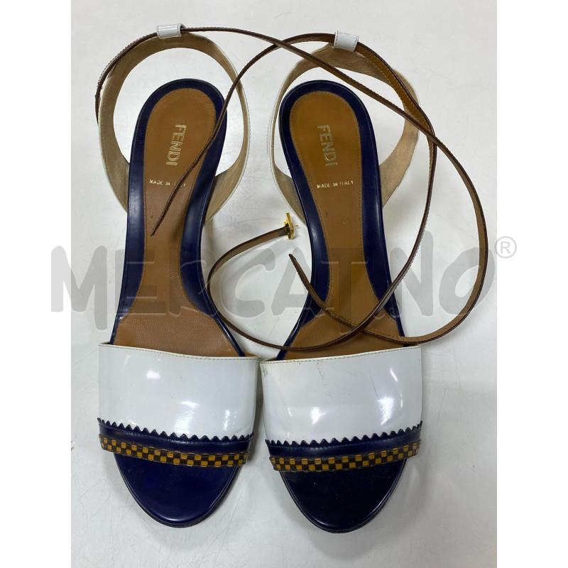 SCARPE FENDI DONNA BLU BIANCA  | Mercatino dell'Usato Ciampino 4