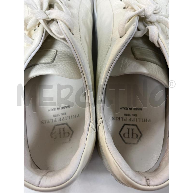 SCARPE UOMO BIANCHE PHILIPP PLEIN | Mercatino dell'Usato Ciampino 4