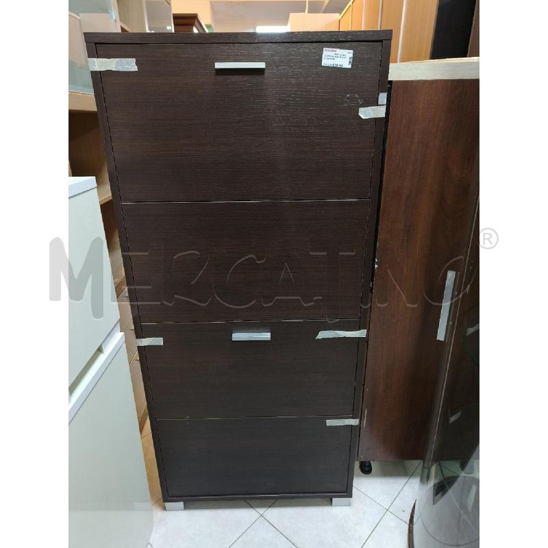 SCARPIERA 4 ANTE LEGNO MARRONE | Mercatino dell'Usato Ciampino 1