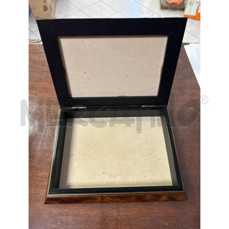 SCATOLA IN LEGNO ED ARGENTO PAESAGGIO | Mercatino dell'Usato Ciampino 2