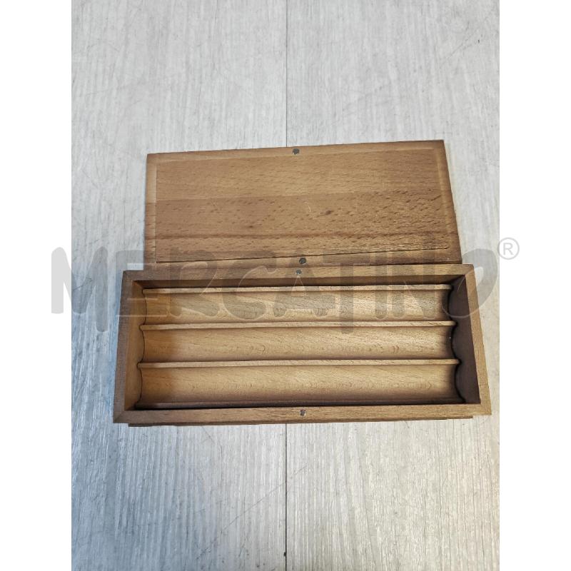 SCATOLA IN LEGNO TOSCANO PORTA SIGARI | Mercatino dell'Usato Ciampino 2