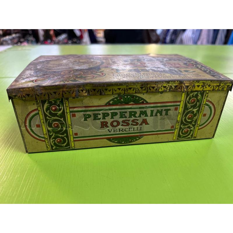 SCATOLA LATTA LUIGI ROSSA ANNI 20 | Mercatino dell'Usato Ciampino 2