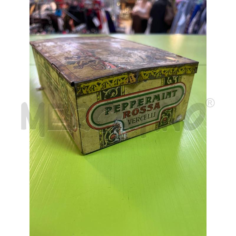 SCATOLA LATTA LUIGI ROSSA ANNI 20 | Mercatino dell'Usato Ciampino 3