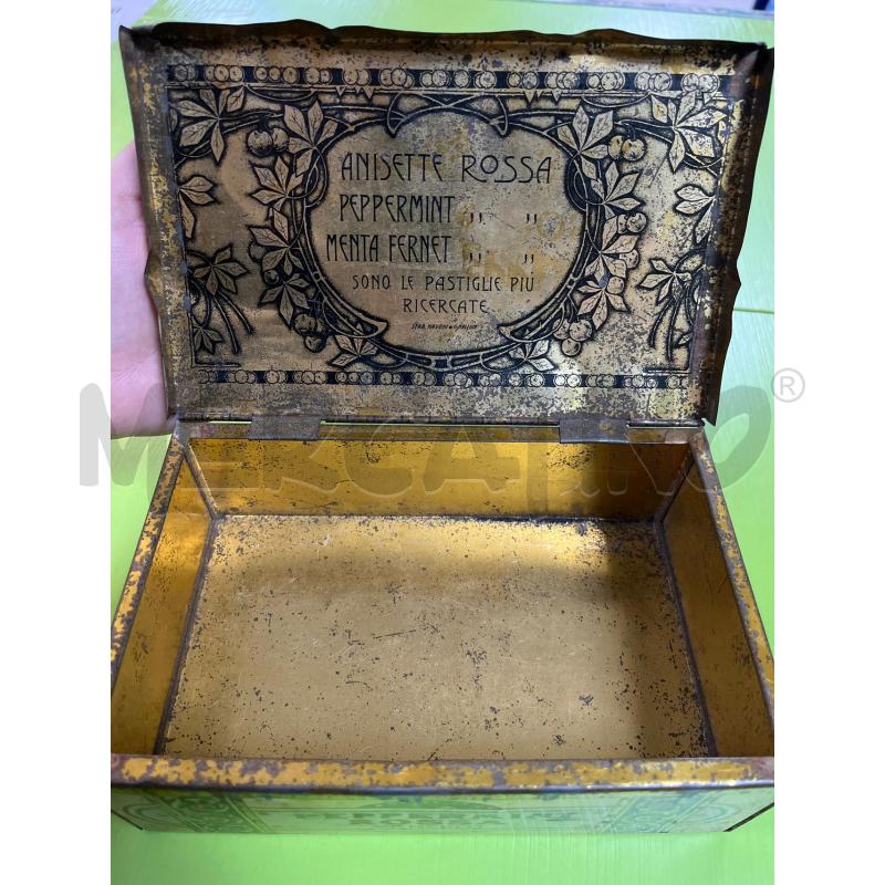 SCATOLA LATTA LUIGI ROSSA ANNI 20 | Mercatino dell'Usato Ciampino 4