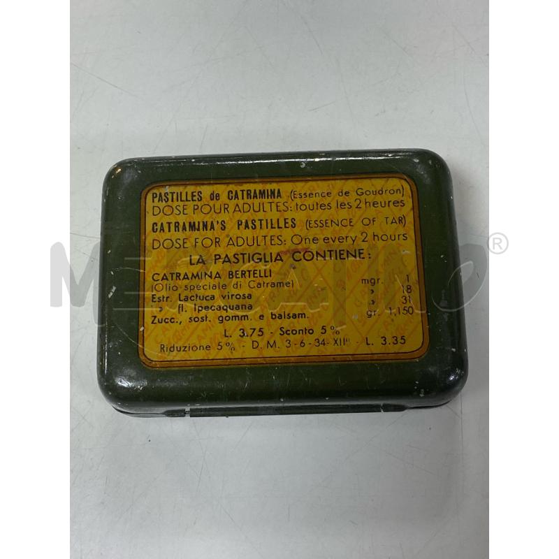 SCATOLA LATTA PASTIGLIE BERTELLI EPOCA | Mercatino dell'Usato Ciampino 2