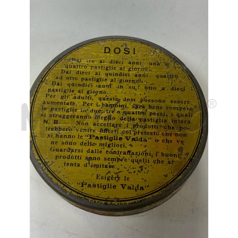 SCATOLA LATTA PASTIGLIE VALDA EPOCA | Mercatino dell'Usato Ciampino 2
