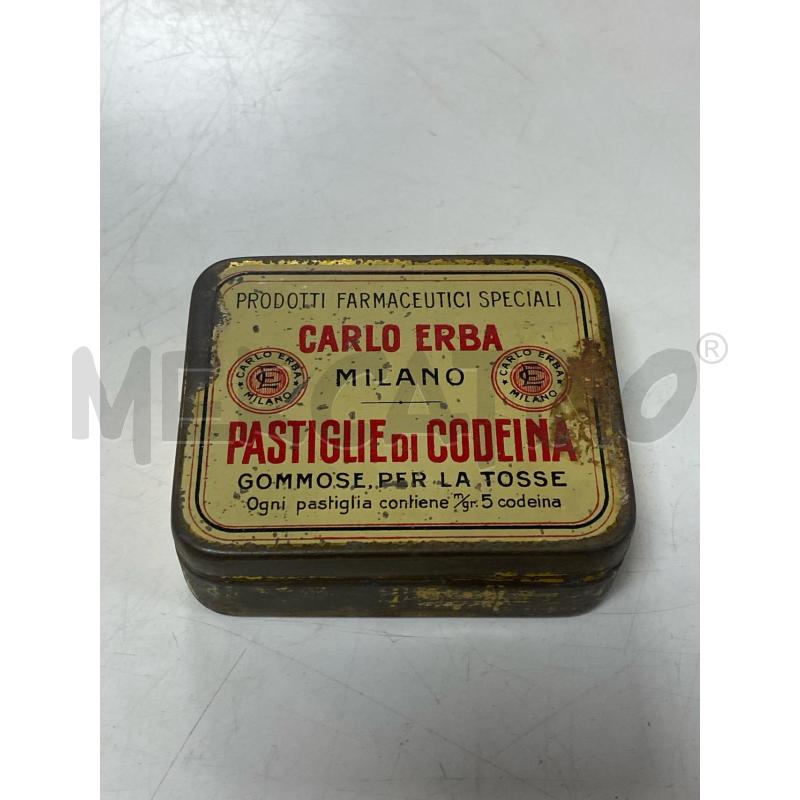 SCATOLINA CARLO ERBA LATTA EPOCA | Mercatino dell'Usato Ciampino 1
