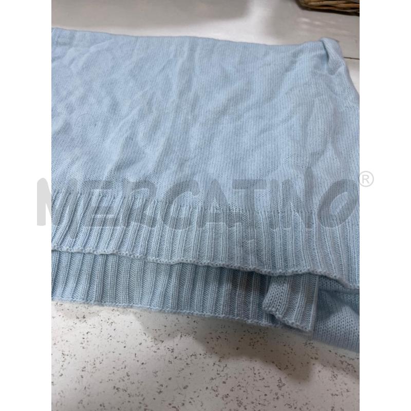 SCIARPA DONNA CASHMERE 100% CELESTE | Mercatino dell'Usato Ciampino 1