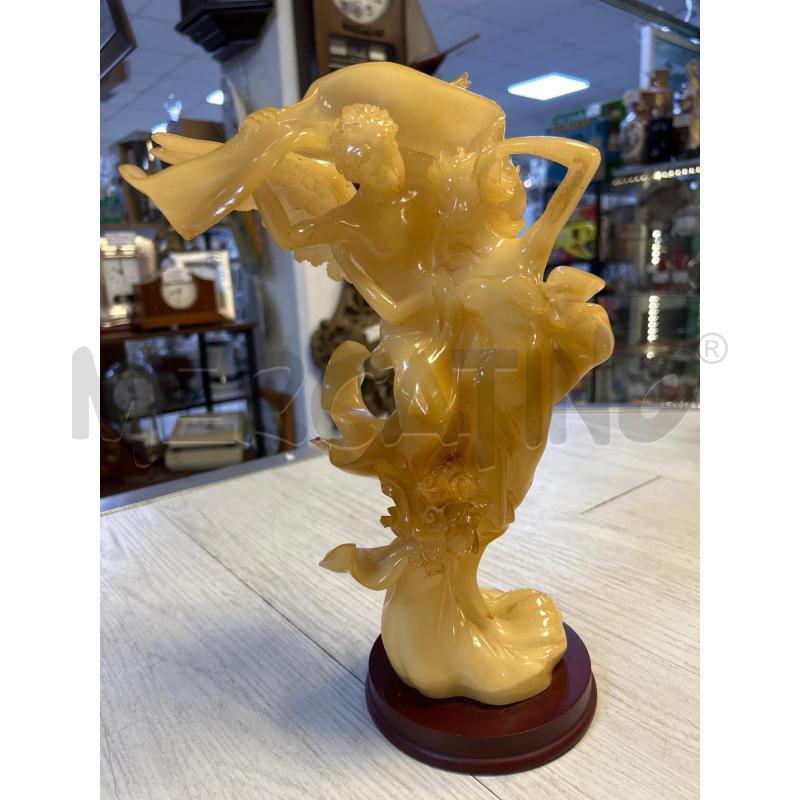 SCULTURA CINESE FIGURA ANGELO E FIGURA FEMMINILE | Mercatino dell'Usato Ciampino 1