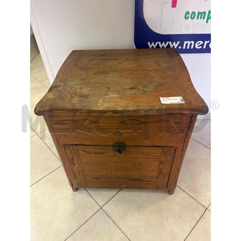 SEDIA BAGNO IN LEGNO ANTICA | Mercatino dell'Usato Ciampino 1