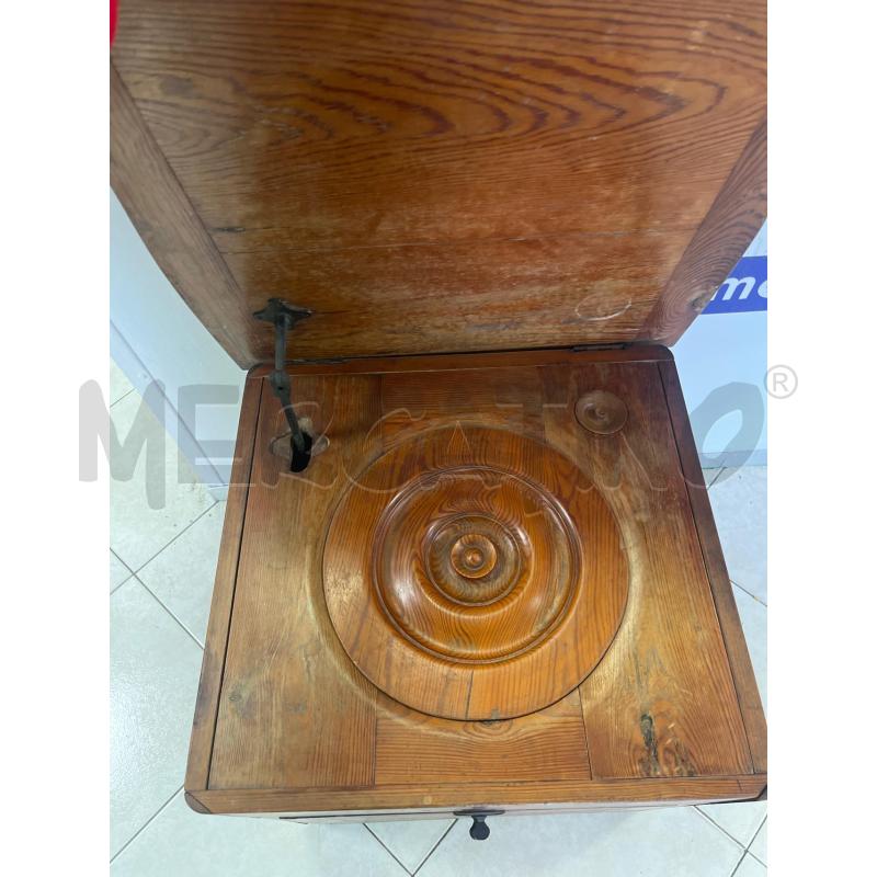 SEDIA BAGNO IN LEGNO ANTICA | Mercatino dell'Usato Ciampino 2