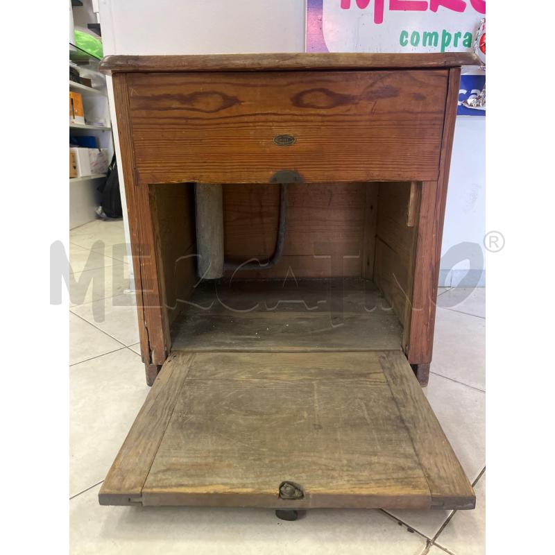 SEDIA BAGNO IN LEGNO ANTICA | Mercatino dell'Usato Ciampino 3