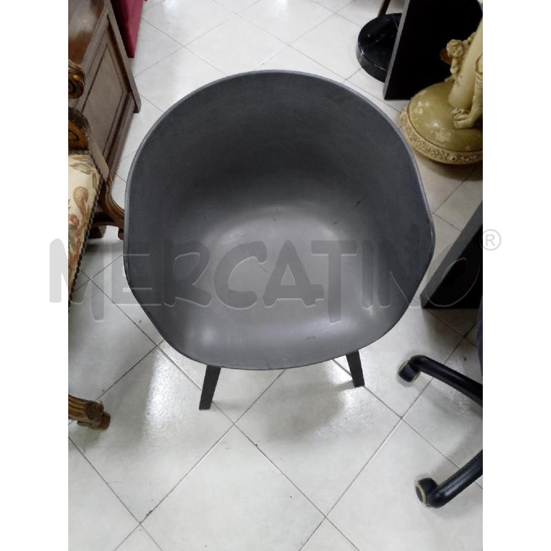 SEDIA HAY HEE WELLING & HAY BASE ROVERE NERO | Mercatino dell'Usato Ciampino 2