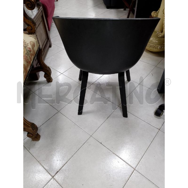 SEDIA HAY HEE WELLING & HAY BASE ROVERE NERO | Mercatino dell'Usato Ciampino 3
