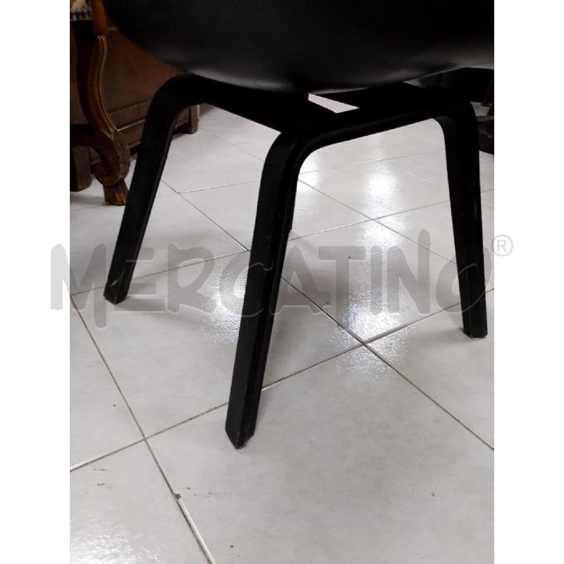 SEDIA HAY HEE WELLING & HAY BASE ROVERE NERO | Mercatino dell'Usato Ciampino 4