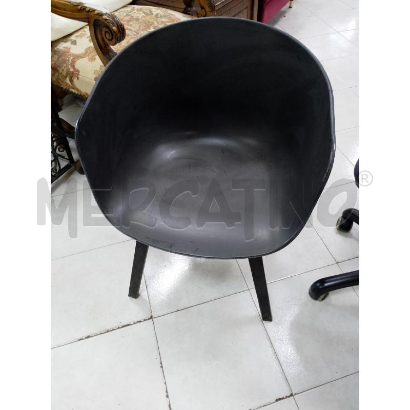 SEDIA HAY HEE WELLING & HAY ROVERE NERO | Mercatino dell'Usato Ciampino 1