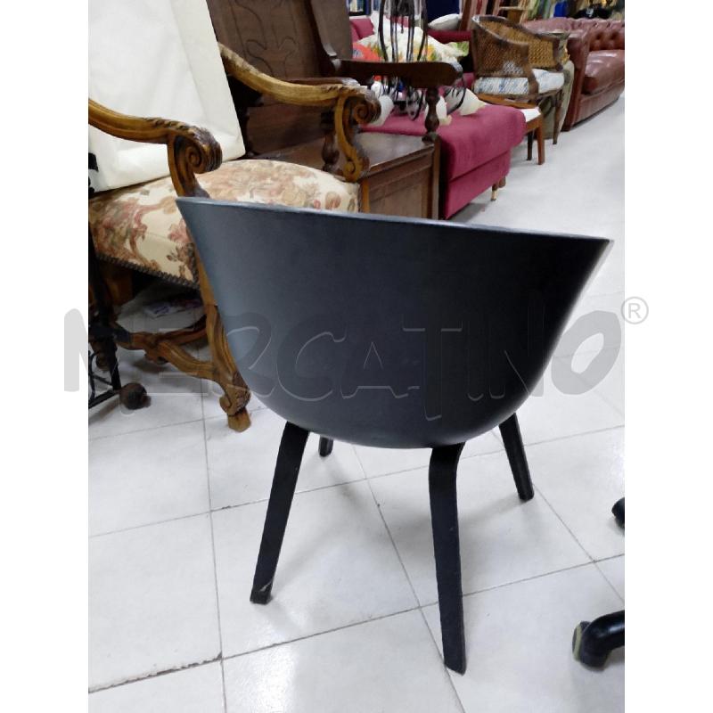 SEDIA HAY HEE WELLING & HAY ROVERE NERO | Mercatino dell'Usato Ciampino 3