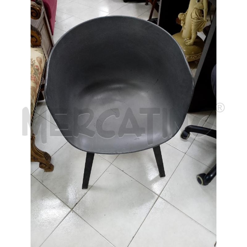 SEDIA HAY HEE WELLING & HAY ROVERE NERO | Mercatino dell'Usato Ciampino 1