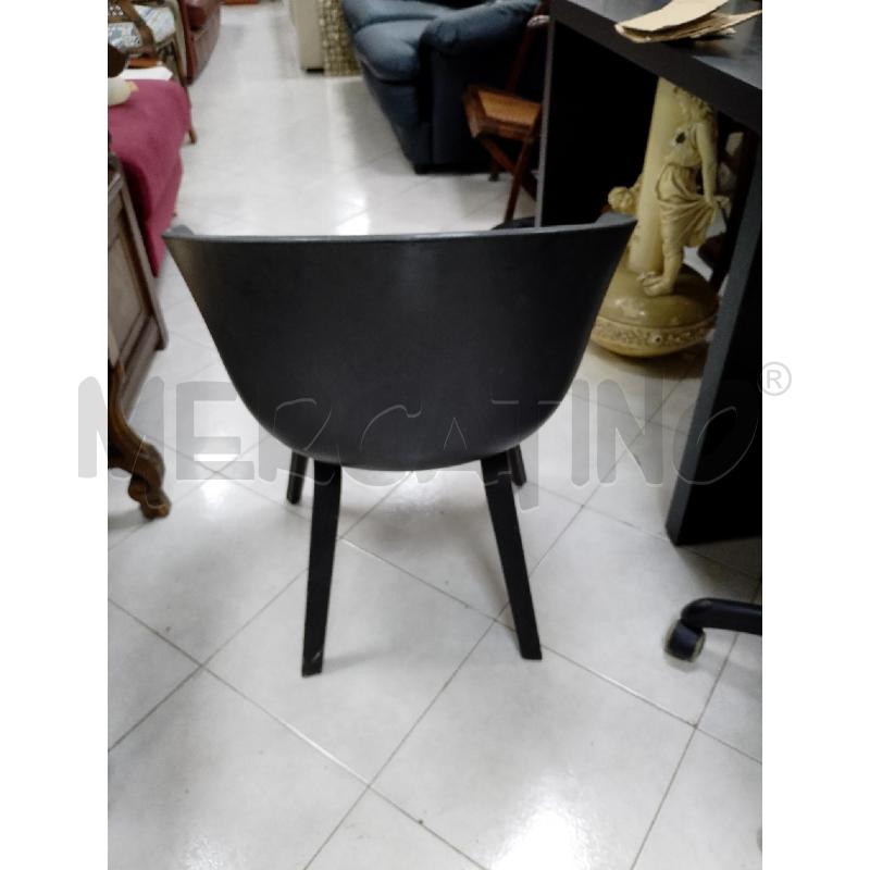SEDIA HAY HEE WELLING & HAY ROVERE NERO | Mercatino dell'Usato Ciampino 4