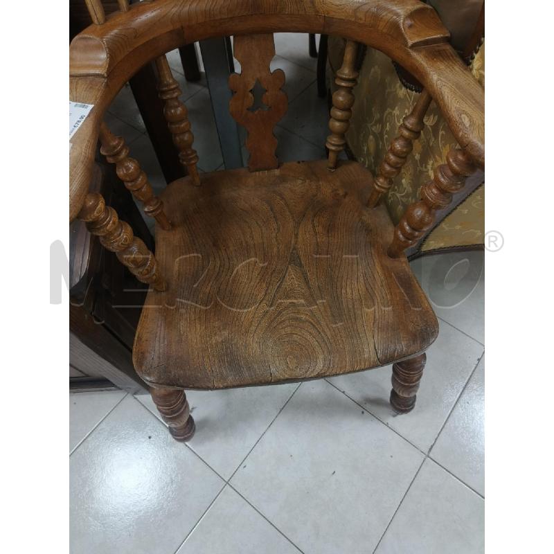 SEDIA IN LEGNO STILE TIROLESE | Mercatino dell'Usato Ciampino 2