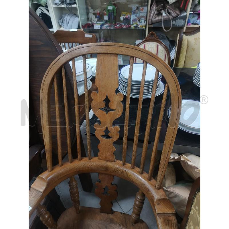 SEDIA IN LEGNO STILE TIROLESE | Mercatino dell'Usato Ciampino 4