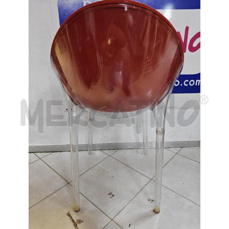 SEDIA KARTELL MR IMPOSSIBLE A UOVO ROSSA | Mercatino dell'Usato Ciampino 3