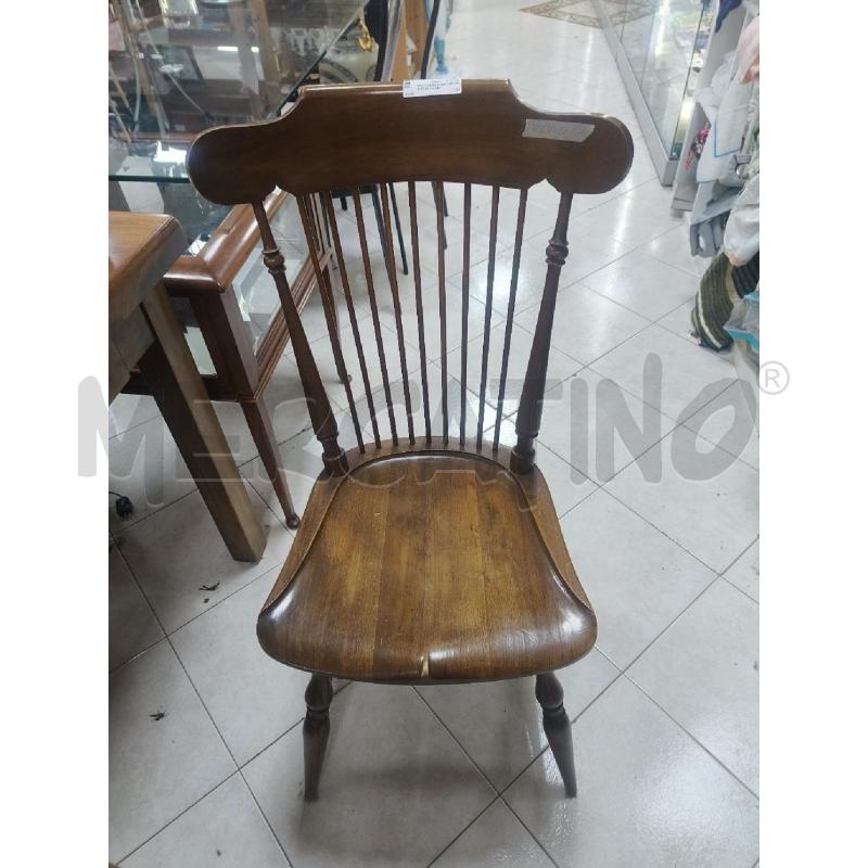 SEDIA OLD AMERICA VINTAGE IN LEGNO | Mercatino dell'Usato Ciampino 1