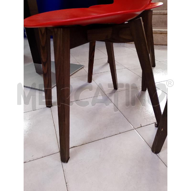 SEDIE PZ. 4 ROSSE CALLIGARIS | Mercatino dell'Usato Ciampino 3