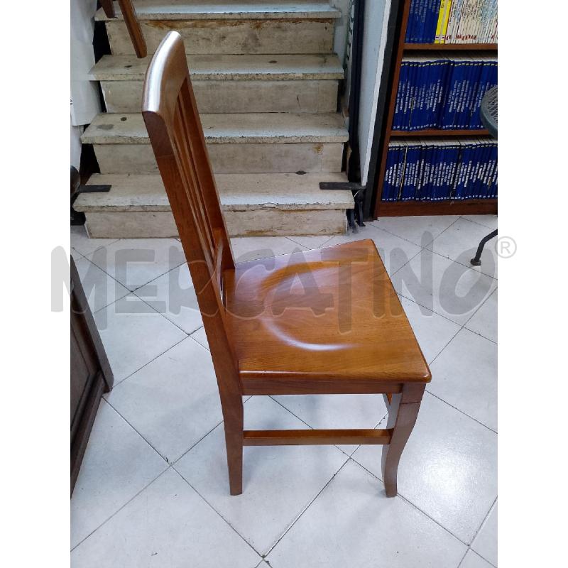SEDIE PZ. 5 LEGNO MASSELLO | Mercatino dell'Usato Ciampino 3