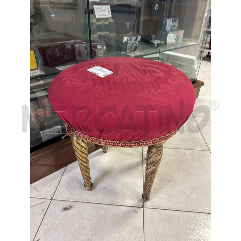 SGABELLO ORO BORDO' EPOCA | Mercatino dell'Usato Ciampino 1