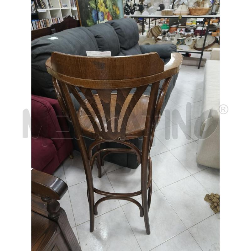 SGABELLO VINTAGE DA PUB THONET IN LEGNO  | Mercatino dell'Usato Ciampino 4