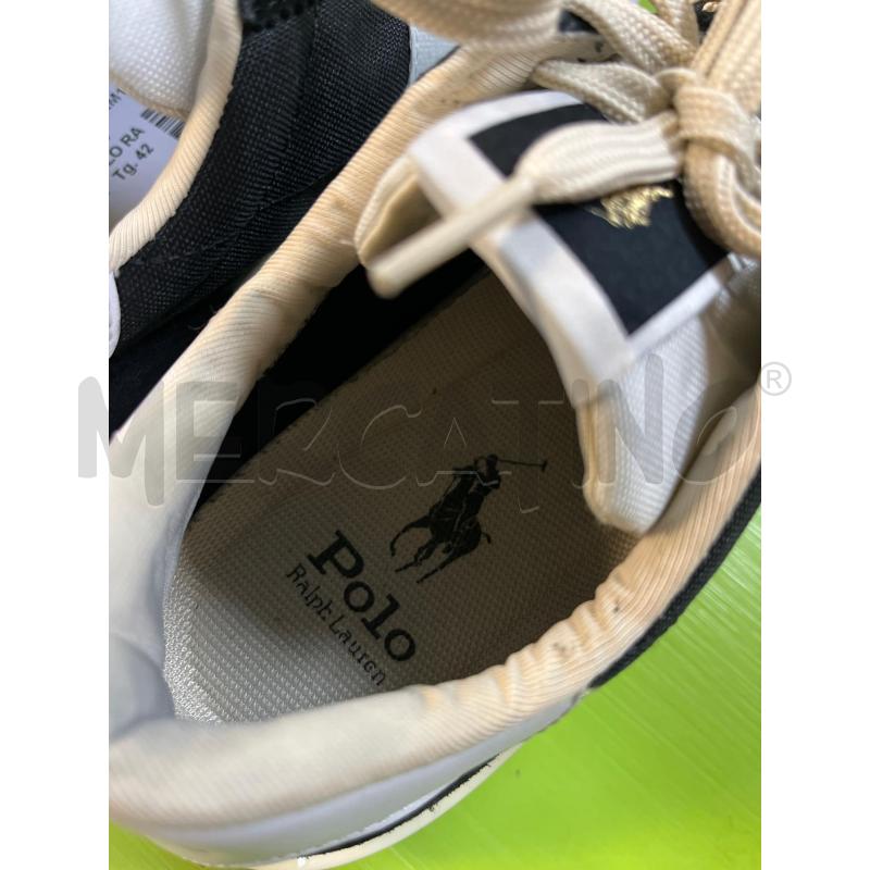 SNEAKERS UOMO POLO RALPH LAUREN NERE STR BIANCHE | Mercatino dell'Usato Ciampino 4