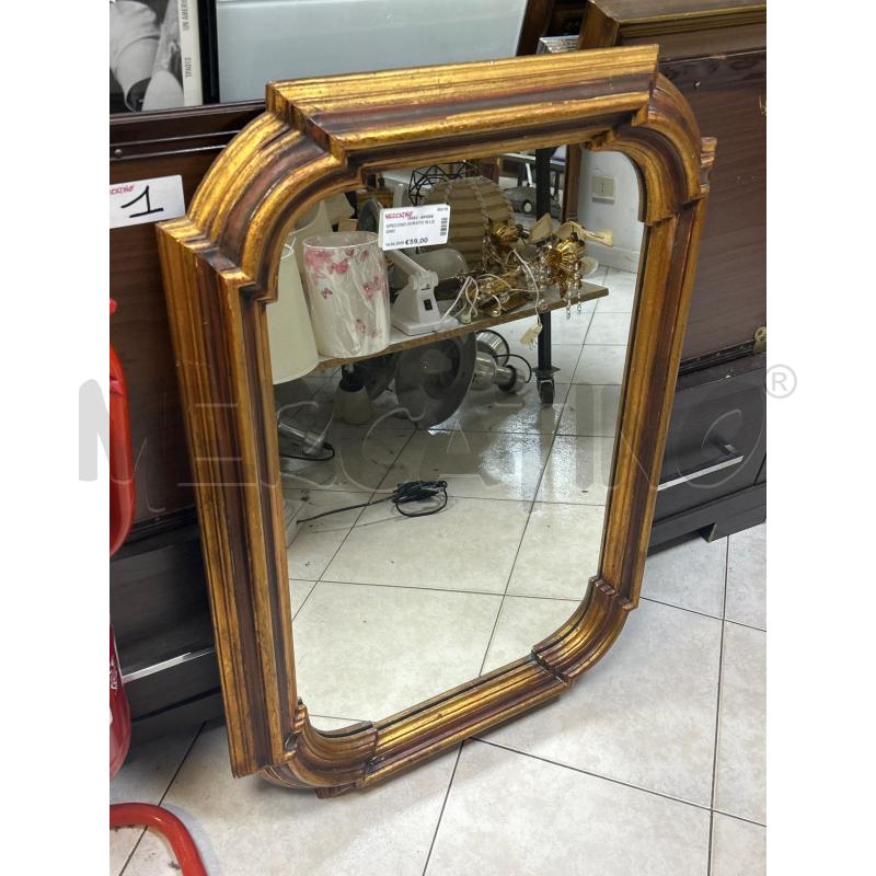 SPECCHIO DORATO IN LEGNO | Mercatino dell'Usato Ciampino 1