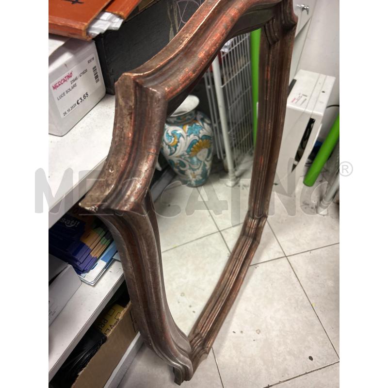 SPECCHIO EPOCA IN LEGNO MARRONE EFFETTO ANTICATO | Mercatino dell'Usato Ciampino 2