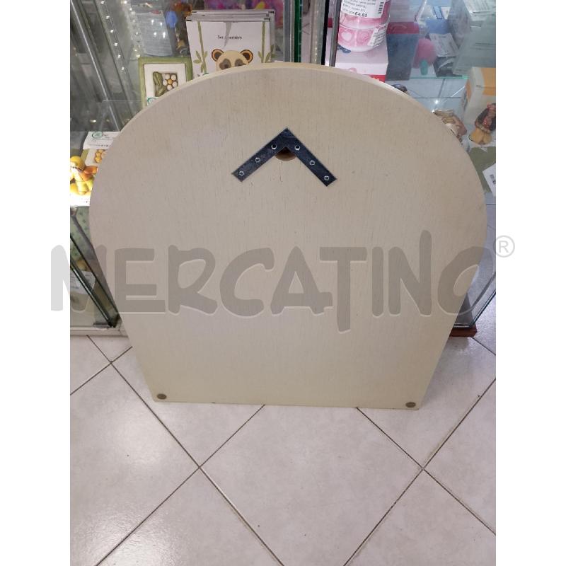SPECCHIO IN LEGNO BEIGE | Mercatino dell'Usato Ciampino 3