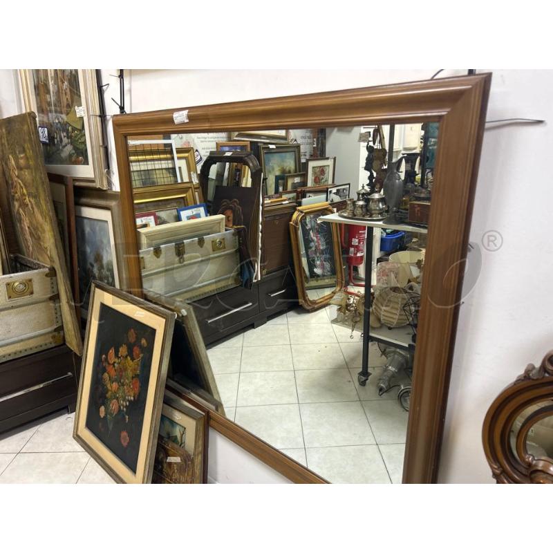 SPECCHIO IN LEGNO QUADRATO  | Mercatino dell'Usato Ciampino 1